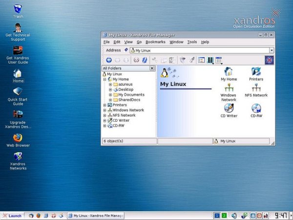 Xandros OCE Desktop